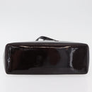 LOUIS VUITTON Monogram Vernis Wilshire PM Hand Bag Amarante M93641 Auth 177431-6