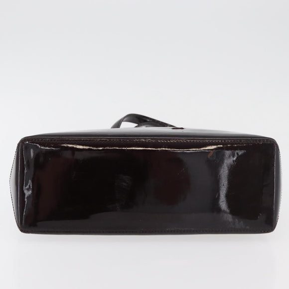 LOUIS VUITTON Monogram Vernis Wilshire PM Hand Bag Amarante M93641 Auth 177431