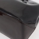 LOUIS VUITTON Monogram Vernis Wilshire PM Hand Bag Amarante M93641 Auth 177431-16