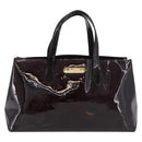 LOUIS VUITTON Monogram Vernis Wilshire PM Hand Bag Amarante M93641 Auth 177431-13