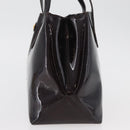 LOUIS VUITTON Monogram Vernis Wilshire PM Hand Bag Amarante M93641 Auth 177431-4