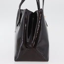 LOUIS VUITTON Monogram Vernis Wilshire PM Hand Bag Amarante M93641 Auth 177431-5