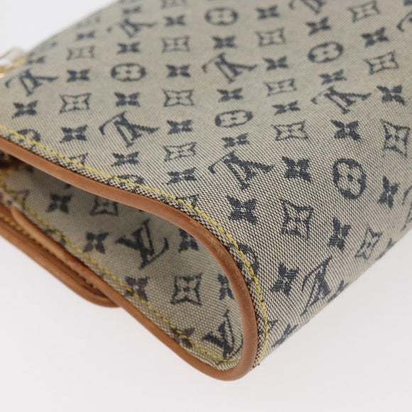 LOUIS VUITTON Monogram Mini Camille Chain Shoulder Bag Blue M92002 Auth 177432A