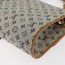 LOUIS VUITTON Monogram Mini Camille Chain Shoulder Bag Blue M92002 Auth 177432A-17