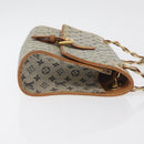 LOUIS VUITTON Monogram Mini Camille Chain Shoulder Bag Blue M92002 Auth 177432A-3