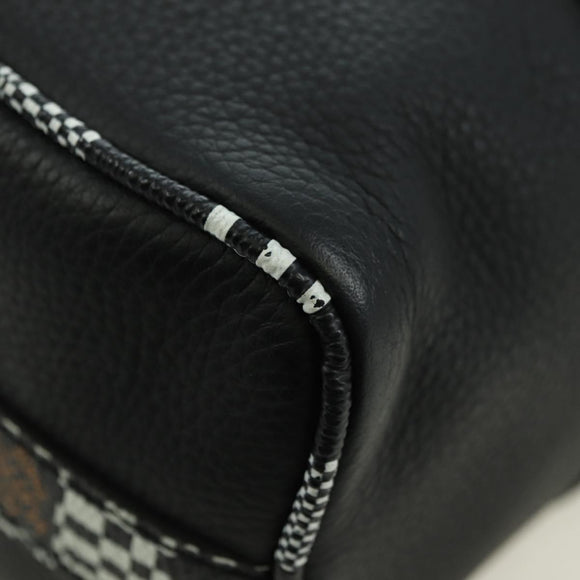 LOUIS VUITTON Damier Distorted City Keepall XS Tasche Schwarz M80202 LV Auth 177433SM