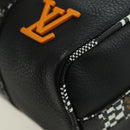 LOUIS VUITTON Damier Distorted City Keepall XS Bag Black M80202 LV Auth 177433SM-19