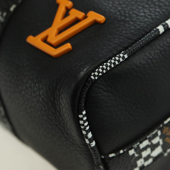 LOUIS VUITTON Damier Distorted City Keepall XS Tasche Schwarz M80202 LV Auth 177433SM