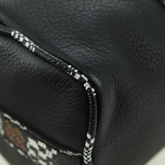 LOUIS VUITTON Damier Distorted City Keepall XS Bag Black M80202 LV Auth 177433SM