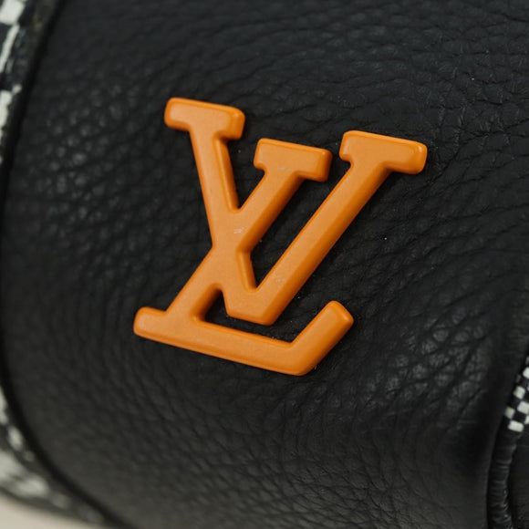 LOUIS VUITTON Damier Distorted City Keepall XS Tasche Schwarz M80202 LV Auth 177433SM