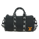 LOUIS VUITTON Damier Distorted City Keepall XS Bag Black M80202 LV Auth 177433SM-13