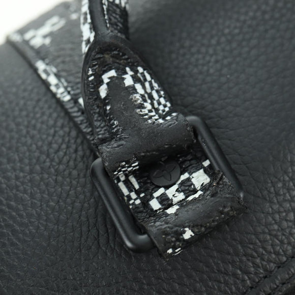 LOUIS VUITTON Damier Distorted City Keepall XS Bag Black M80202 LV Auth 177433SM