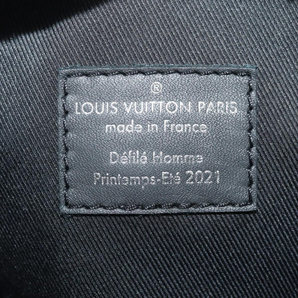 LOUIS VUITTON Damier Distorted City Keepall XS Tasche Schwarz M80202 LV Auth 177433SM