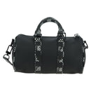 LOUIS VUITTON Damier Distorted City Keepall XS Bag Black M80202 LV Auth 177433SM-2
