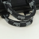 LOUIS VUITTON Damier Distorted City Keepall XS Bag Black M80202 LV Auth 177433SM-7
