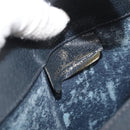 GUCCI GG Supreme Sherry Line Shoulder Bag PVC Navy Gold 10 02 024 Auth 177436-15