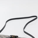 GUCCI GG Supreme Sherry Line Shoulder Bag PVC Navy Gold 10 02 024 Auth 177436-8