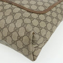 GUCCI GG Supreme Web Sherry Line Bag PVC Beige Red Green 89 02 003 Auth 177437-9