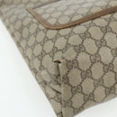 GUCCI GG Supreme Web Sherry Line Bag PVC Beige Red Green 89 02 003 Auth 177437-14