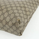 GUCCI GG Supreme Web Sherry Line Bag PVC Beige Red Green 89 02 003 Auth 177437-15
