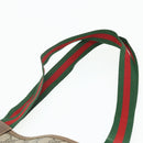 GUCCI GG Supreme Web Sherry Line Bag PVC Beige Red Green 89 02 003 Auth 177437-8