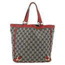 GUCCI GG Canvas Abbey Hand Bag Beige Gold 130739 Auth 177438-2