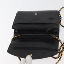 CHANEL COCO Mark Chain Shoulder Bag Patent Leather Black Gold CC Auth 177451A-9