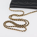 CHANEL COCO Mark Chain Shoulder Bag Patent Leather Black Gold CC Auth 177451A-7