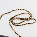 CHANEL COCO Mark Chain Shoulder Bag Patent Leather Black Gold CC Auth 177451A-14