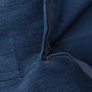CELINE Skirt Denim Blue Gold Auth 177454V-7