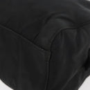 PRADA Hand Bag Nylon Black Silver Auth 177469-11