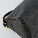 GUCCI GG Supreme Umhängetasche PVC Schwarz Gold 156 02 086 Original 177471-15