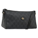 GUCCI GG Supreme Umhängetasche PVC Schwarz Gold 156 02 086 Original 177471-1