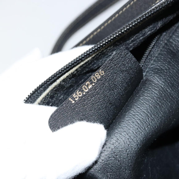 GUCCI GG Supreme Umhängetasche PVC Schwarz Gold 156 02 086 Original 177471
