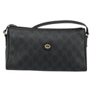 GUCCI GG Supreme Umhängetasche PVC Schwarz Gold 156 02 086 Original 177471-13