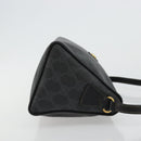 GUCCI GG Supreme Umhängetasche PVC Schwarz Gold 156 02 086 Original 177471-3