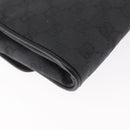 GUCCI GG Canvas Shoulder Bag Black Gold 004 904 0198 Auth 177480-12