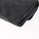GUCCI GG Canvas Shoulder Bag Black Gold 004 904 0198 Auth 177480-13