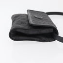 GUCCI GG Canvas Shoulder Bag Black Gold 004 904 0198 Auth 177480-4