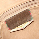 GUCCI GG Supreme Clutch Bag PVC Beige Gold 97 01 038 Auth 177482-15