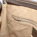 GUCCI GG Supreme Clutch Bag PVC Beige Gold 97 01 038 Auth 177482-19