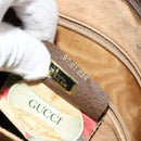GUCCI GG Supreme Clutch Bag PVC Beige Gold 97 01 038 Auth 177482-22