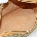 GUCCI GG Canvas Hand Bag 2way Beige Gold 000 2854 0281 Auth 177485-18