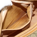 GUCCI GG Canvas Hand Bag 2way Beige Gold 000 2854 0281 Auth 177485-22