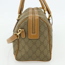 GUCCI GG Canvas Hand Bag 2way Beige Gold 000 2854 0281 Auth 177485-5