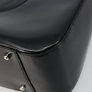 GUCCI Hand Bag Patent leather Black Silver 000 2058 0504 5 Auth 177486-9