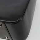 GUCCI Hand Bag Patent leather Black Silver 000 2058 0504 5 Auth 177486-15