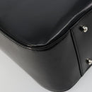 GUCCI Hand Bag Patent leather Black Silver 000 2058 0504 5 Auth 177486-16