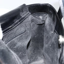 GUCCI Hand Bag Patent leather Black Silver 000 2058 0504 5 Auth 177486-18