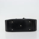 GUCCI Hand Bag Patent leather Black Silver 000 2058 0504 5 Auth 177486-5